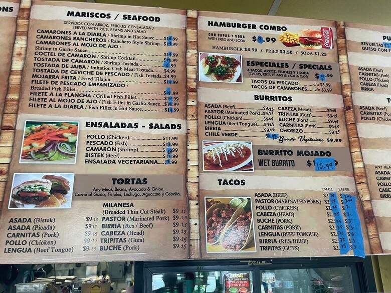 Anamaria's Mexican Restaurant - Sylmar, CA menu_pic
