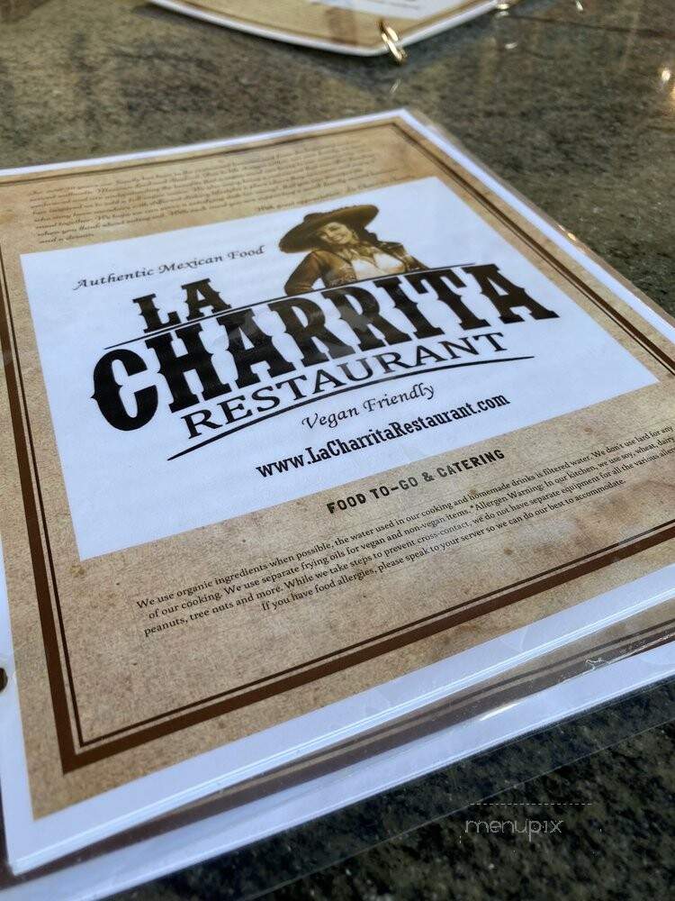 La Charrita - Santa Clarita, CA menu_pic