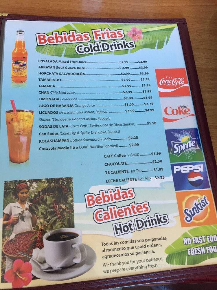 Mi Carbonero - Los Angeles, CA menu_pic