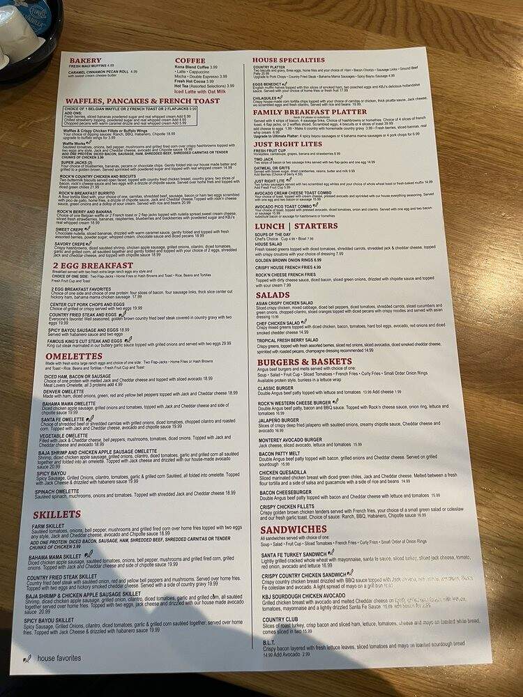 Kick Back Jack - Rancho Cucamonga, CA menu_pic
