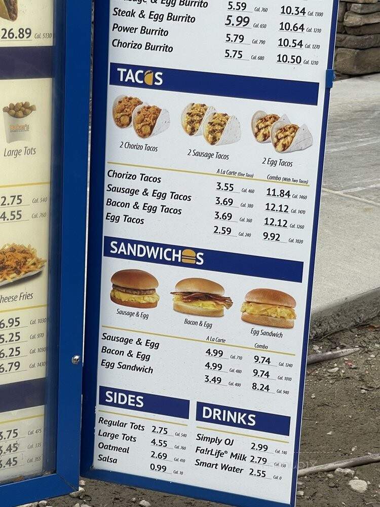 Baker's Drive-Thru - Rancho Cucamonga, CA menu_pic