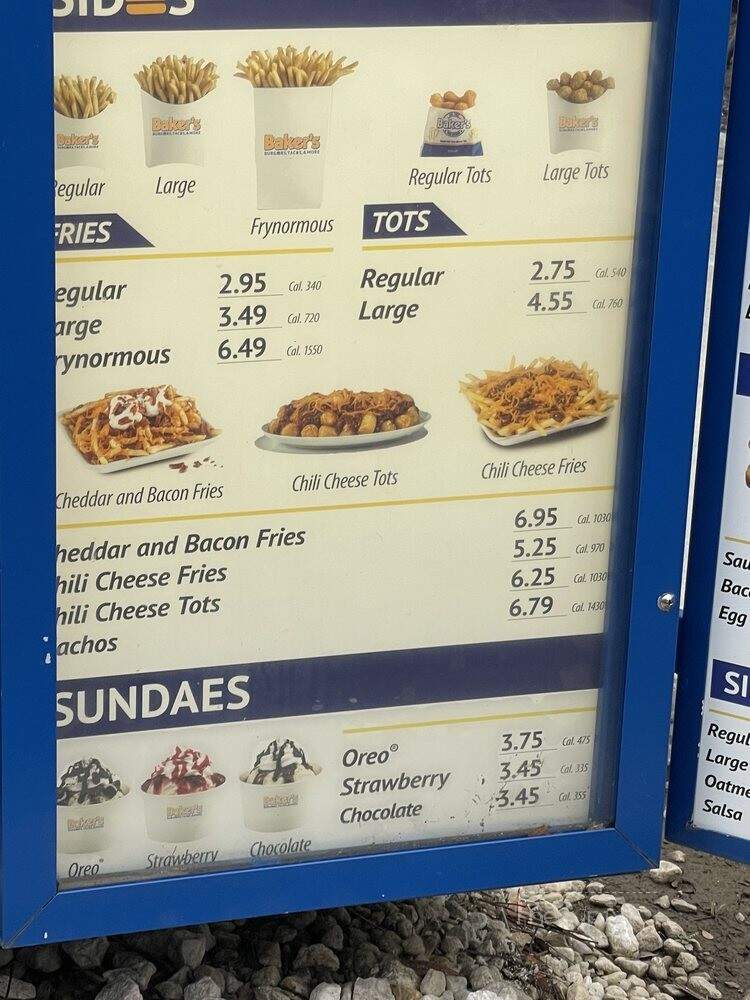 Baker's Drive-Thru - Rancho Cucamonga, CA menu_pic