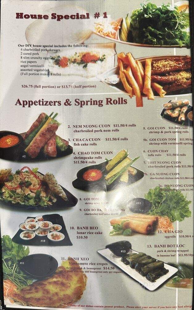 Quan Nem Ninh Hoa - West Covina, CA menu_pic