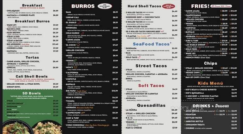 Burros and Fries - Chula Vista, CA