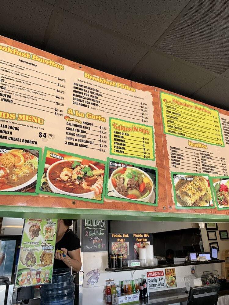 Panchos Authentic Mexican Grill - Chula Vista, CA menu_pic
