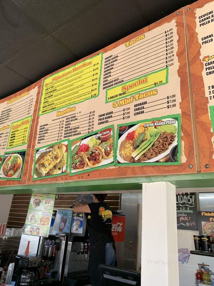 Panchos Authentic Mexican Grill - Chula Vista, CA menu_pic
