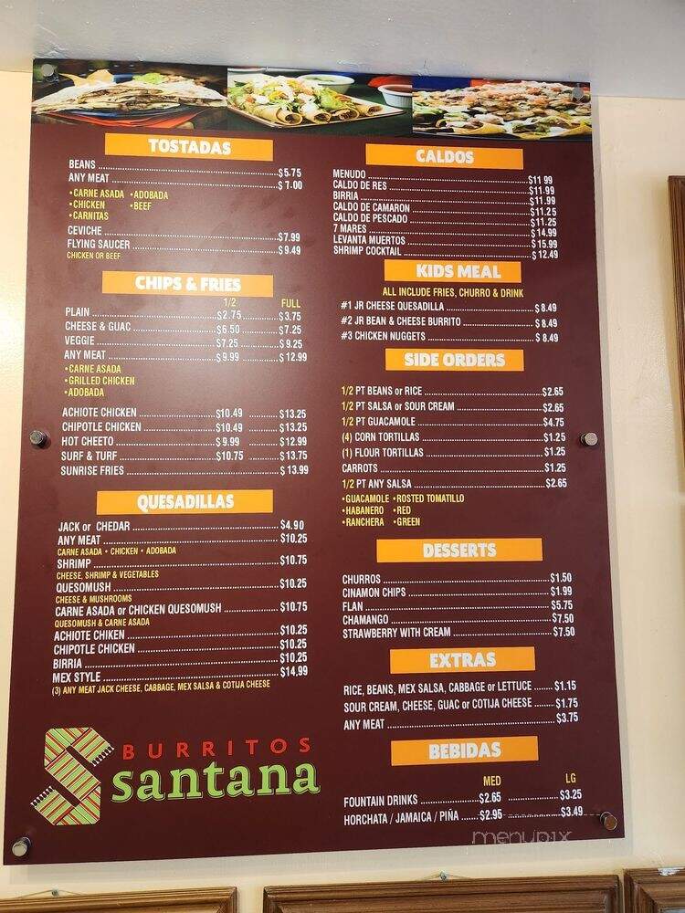 Burritos Santana - San Diego, CA
