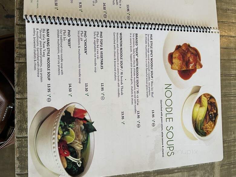 The PurpleMint Vegetarian Bistro - San Diego, CA menu_pic