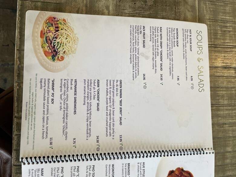 The PurpleMint Vegetarian Bistro - San Diego, CA menu_pic
