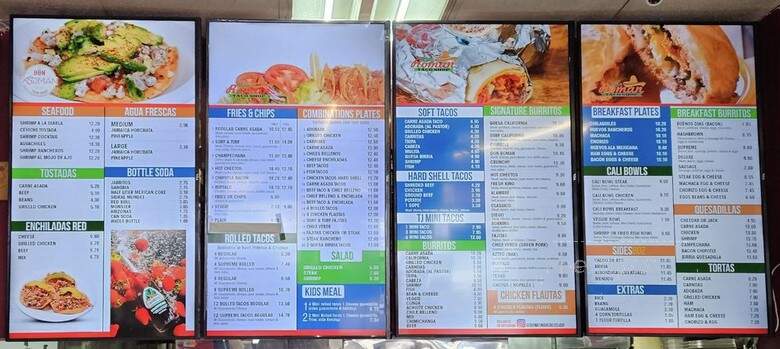 Don Roman - San Diego, CA menu_pic