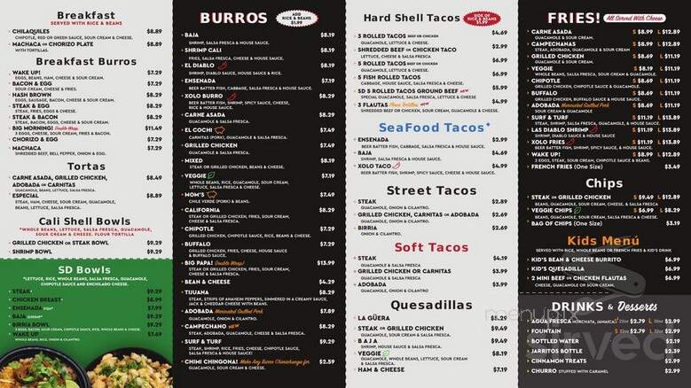 Burros & Fries - San Diego, CA
