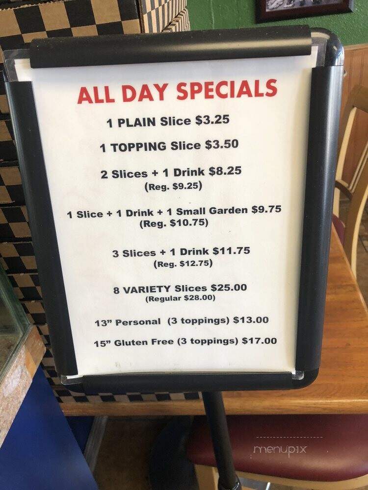Pauly's Pizza Joint - San Diego, CA menu_pic