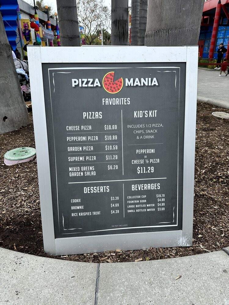 Pizza Mania - Carlsbad, CA menu_pic