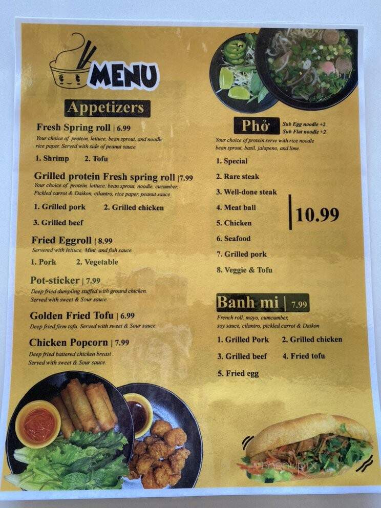 Pho TIME - San Marcos, CA menu_pic