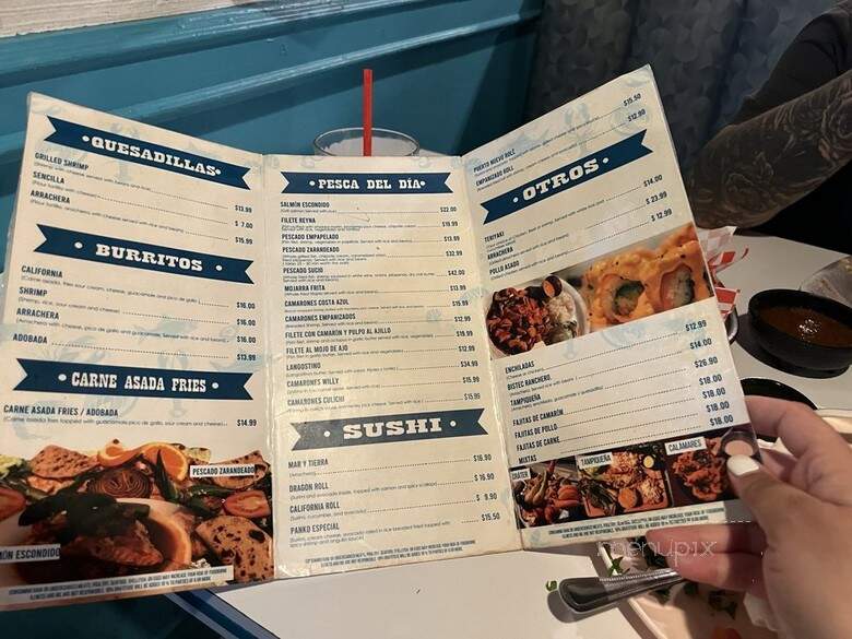 Mariscos Mazatlan Mexican Grill - Escondido, CA menu_pic