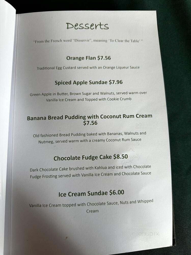 Susanna's - San Diego, CA menu_pic