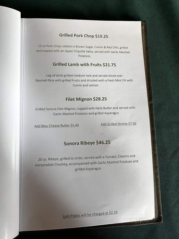 Susanna's - San Diego, CA menu_pic