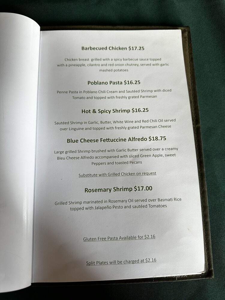 Susanna's - San Diego, CA menu_pic