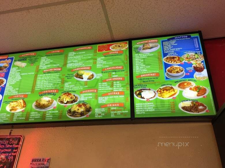 Yesenia's Mexican and Seafood - San Diego, CA menu_pic