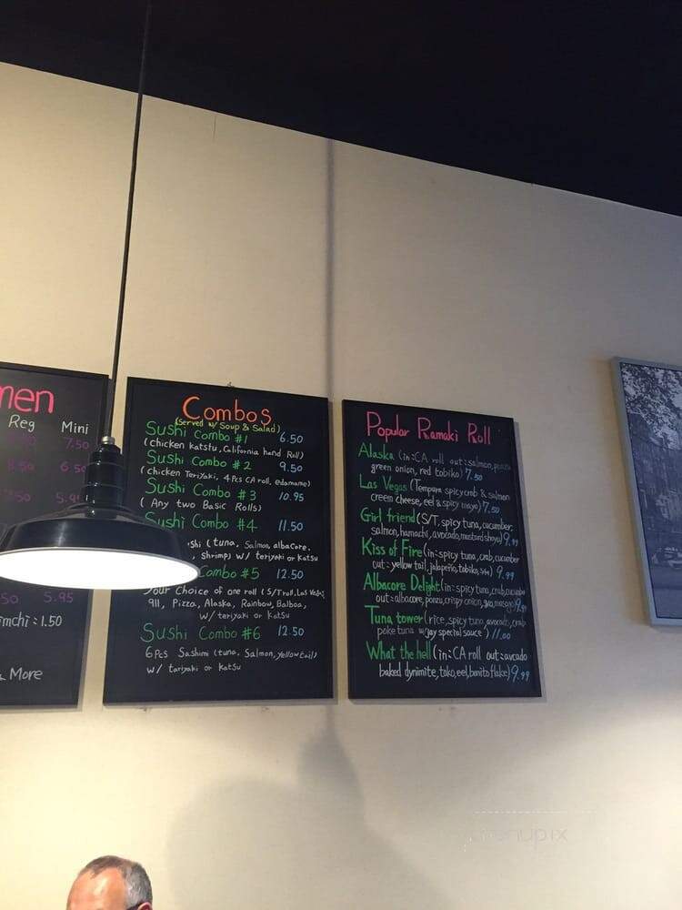Ramaki - San Diego, CA menu_pic