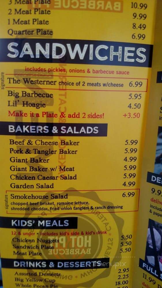 Dickey's Barbecue Pit - Victorville, CA menu_pic