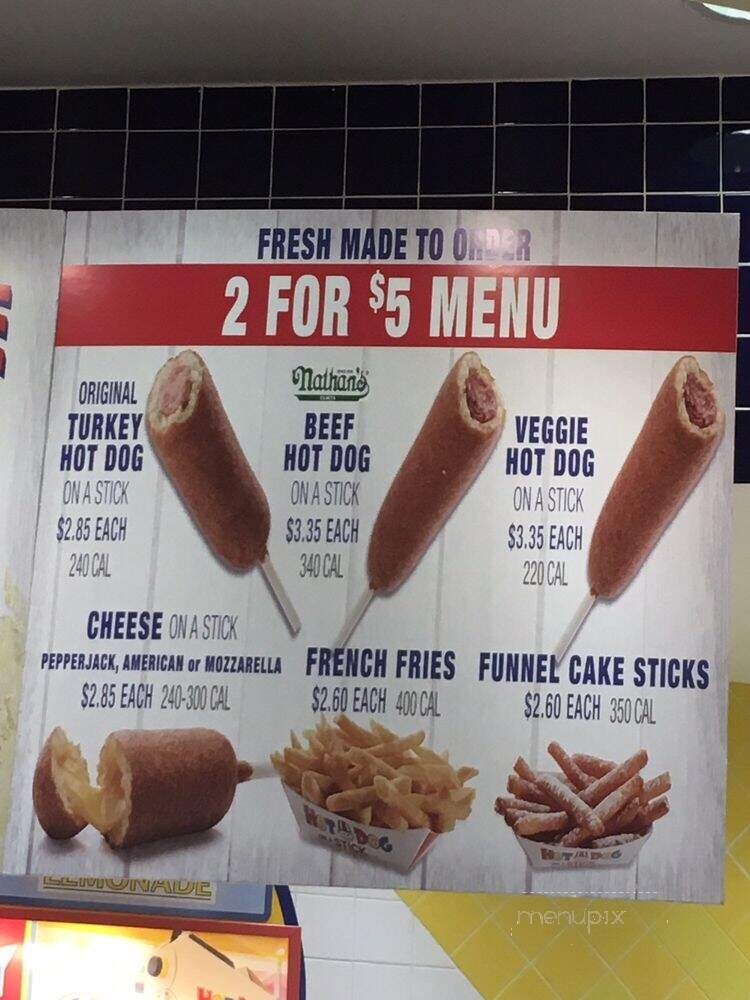 Hot Dog on a Stick - San Bernardino, CA menu_pic