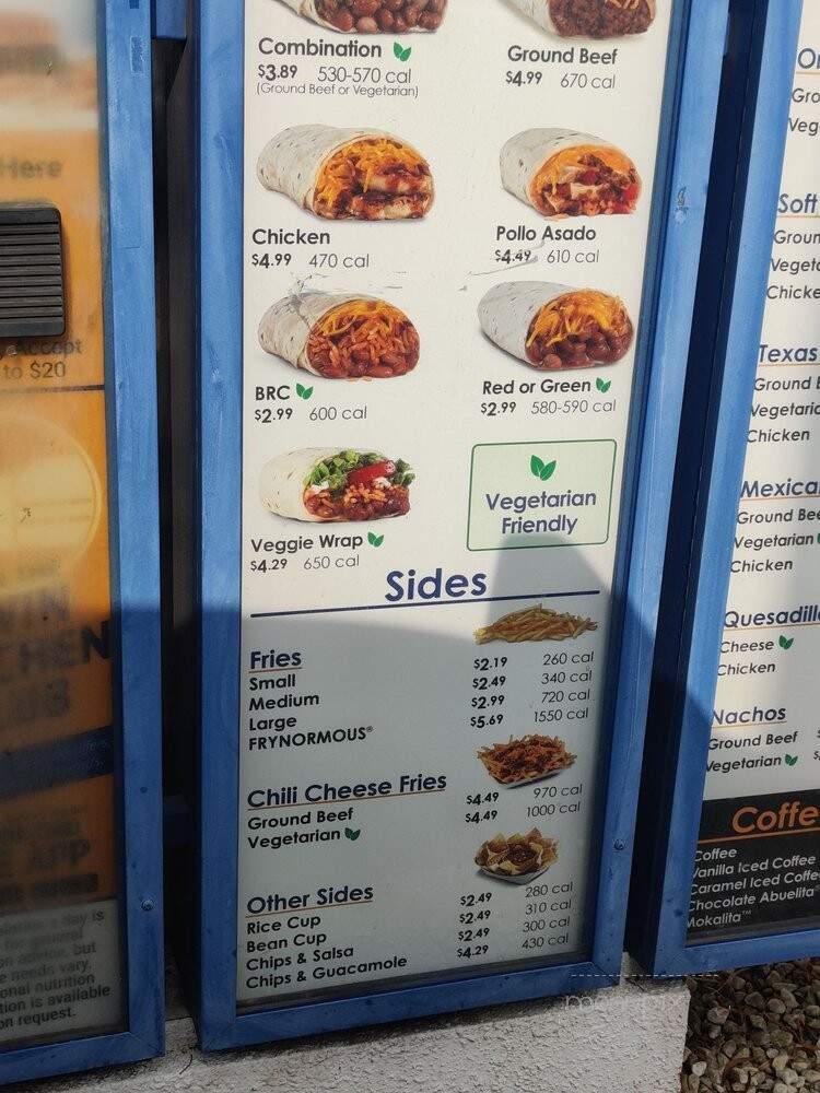 Baker's Drive-Thru - Yucaipa, CA menu_pic
