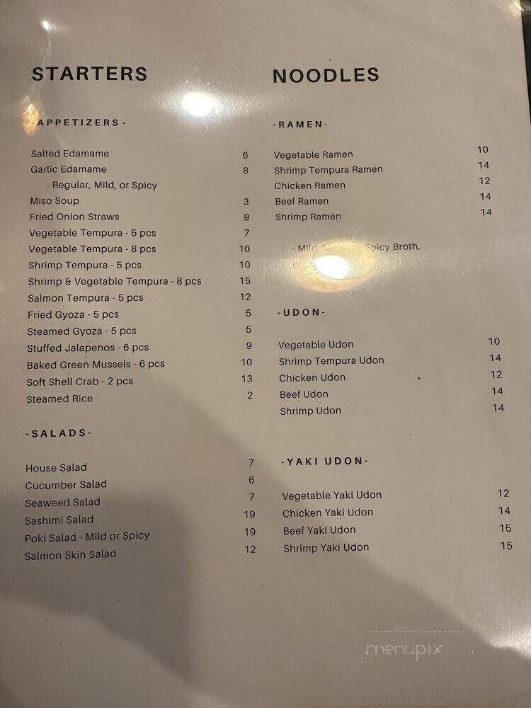 Amagi Sushi - Riverside, CA menu_pic