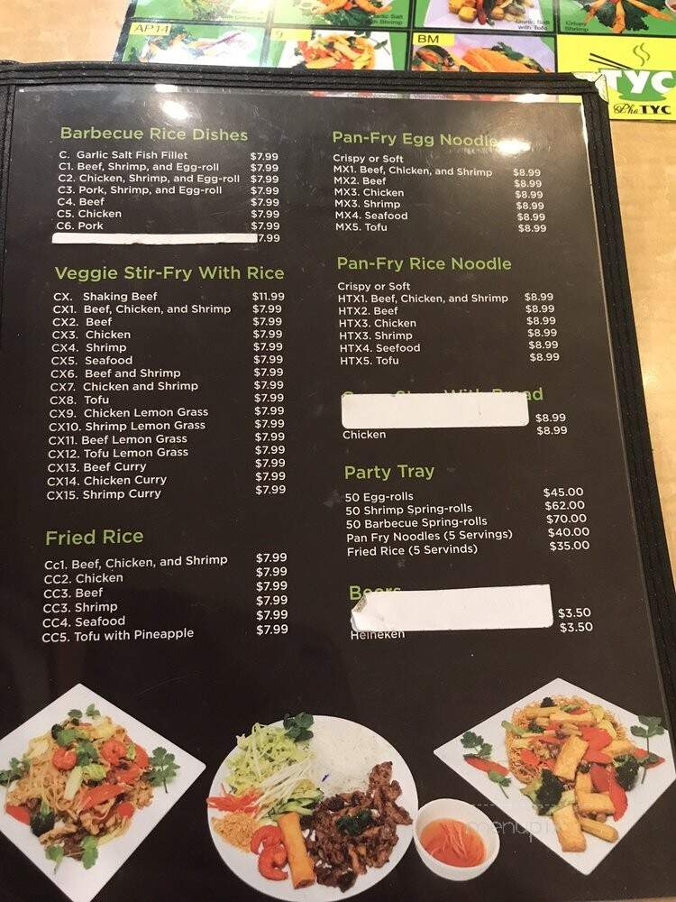 Pho TYC - Wildomar, CA menu_pic