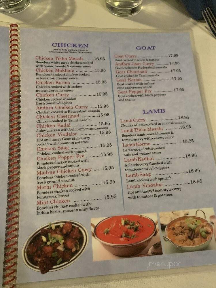 India Gate Restaurant - Tustin, CA menu_pic