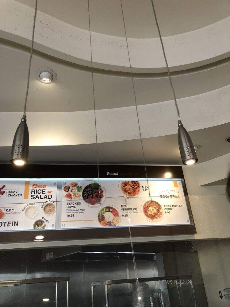 California Gogi Grill - Irvine, CA menu_pic