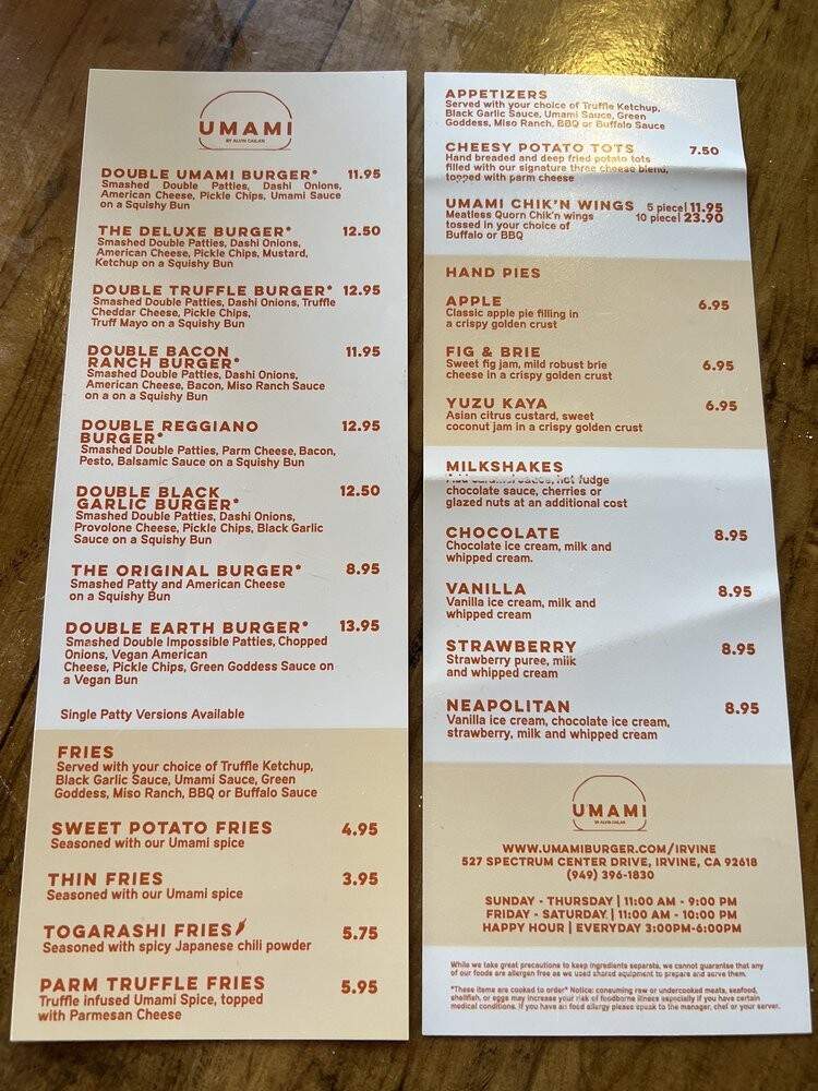Umami Burger - Irvine, CA