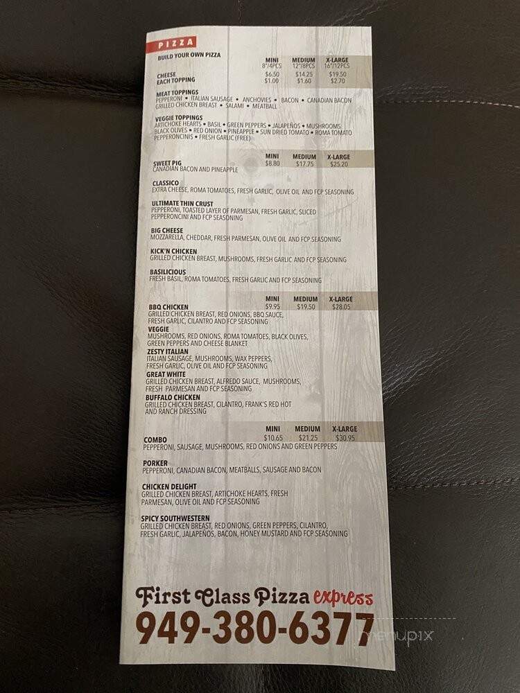 First Class Pizza - Foothill Ranch, CA