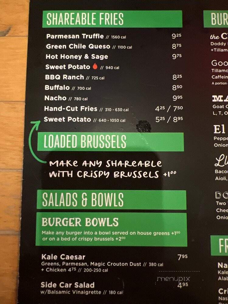 Hopdoddy Burger Bar - Newport Beach, CA menu_pic