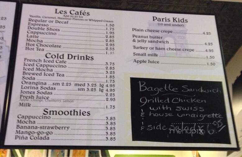 Crepes De Paris - Mission Viejo, CA menu_pic