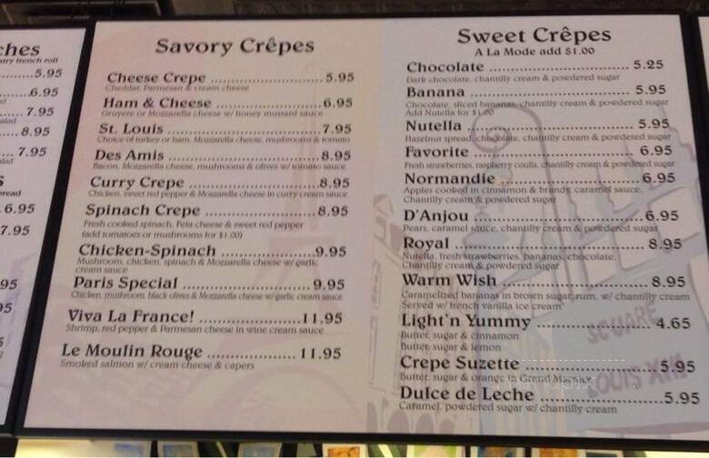Crepes De Paris - Mission Viejo, CA menu_pic