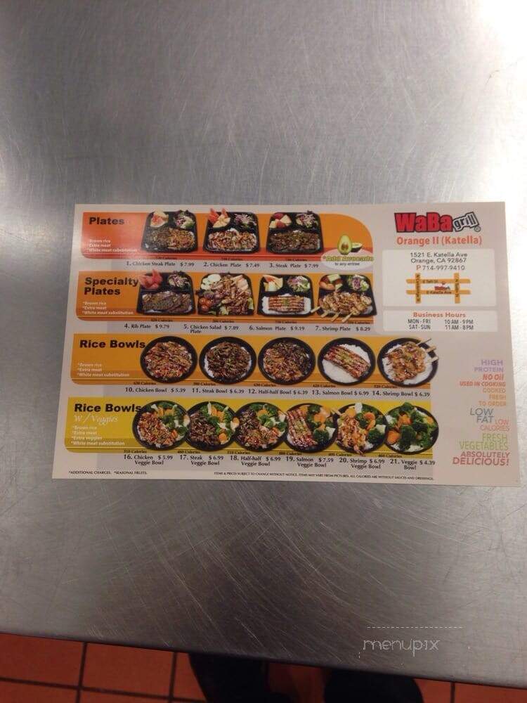 WaBa Grill - Orange, CA