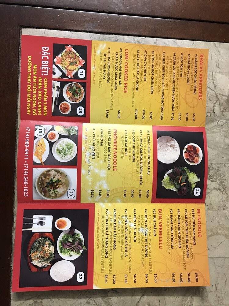 Com Viet - Garden Grove, CA menu_pic
