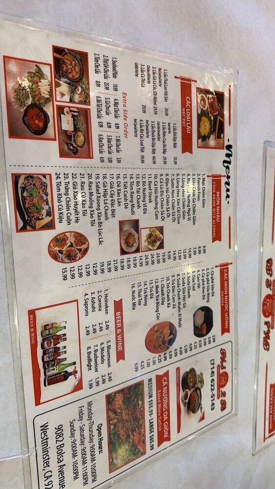 Pho2To - Westminster, CA menu_pic