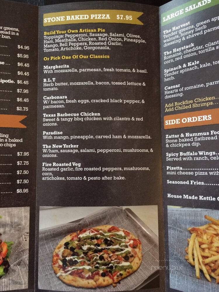 Rockfire Grill - Santa Ana, CA menu_pic