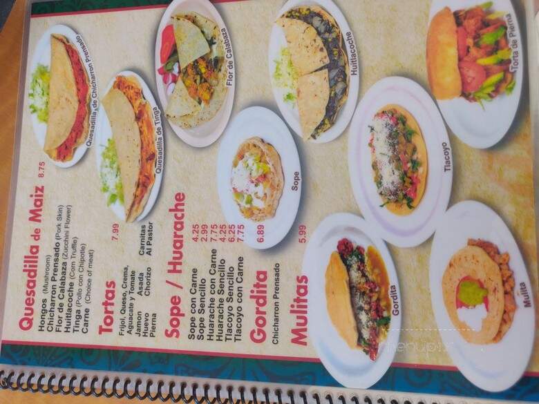 Antojitos La Lagunilla - Garden Grove, CA menu_pic