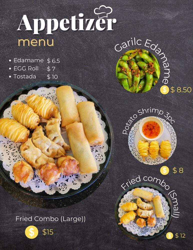 Toyo Sushi & Roll - Anaheim, CA menu_pic