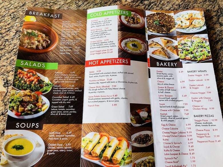 Little Arabia Lebanese Bakery & Cuisine - Anaheim, CA menu_pic