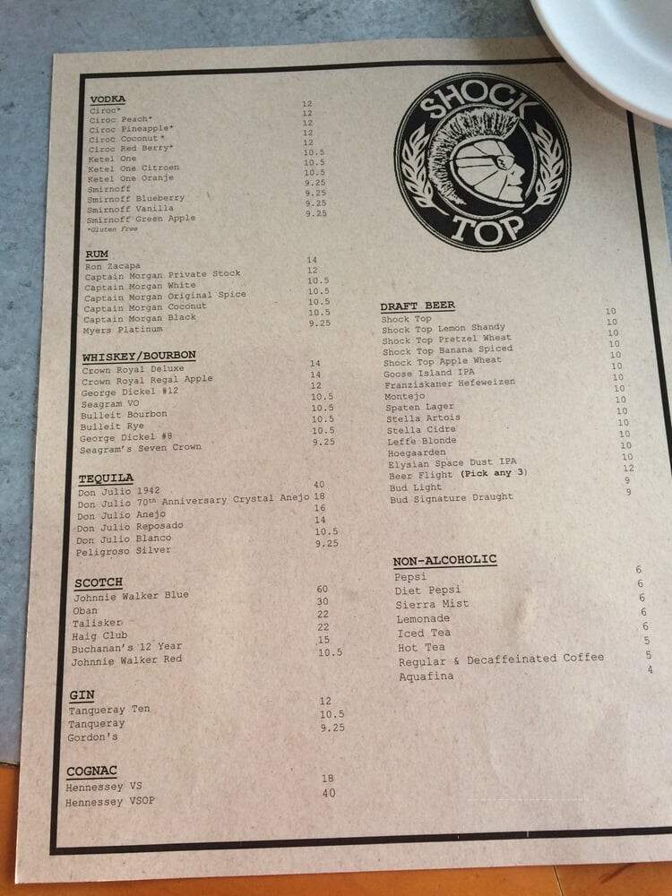 Knothole Club - Anaheim, CA menu_pic