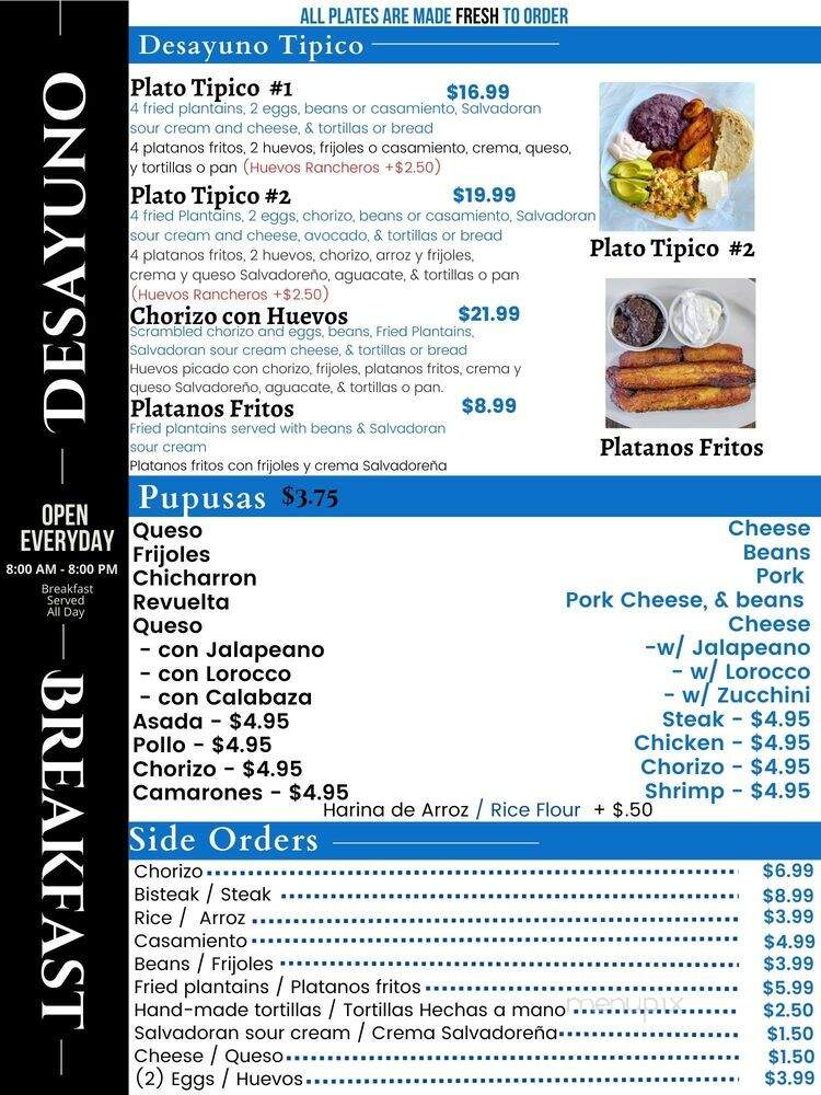 El Chivazo Salvadorian Restaurant - Corona, CA