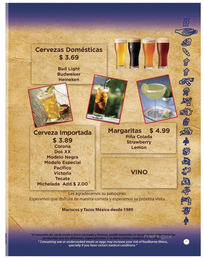Taqueria y Marisqueria Mexico - Orange, CA menu_pic
