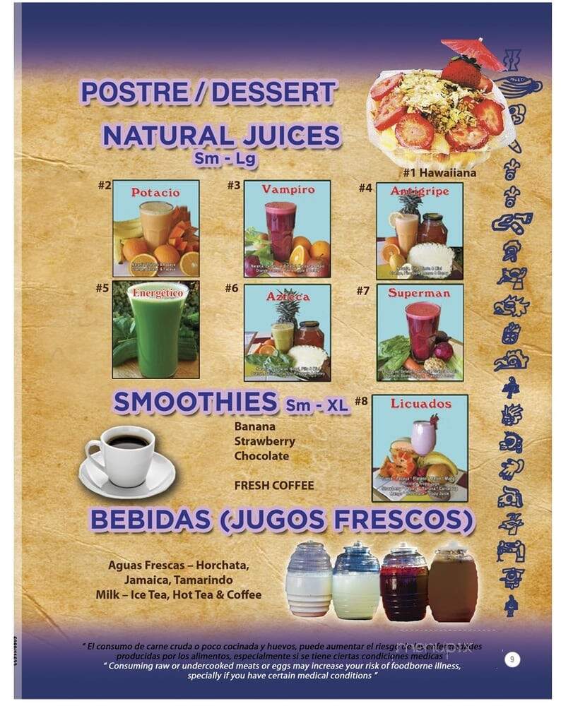 Taqueria y Marisqueria Mexico - Orange, CA menu_pic