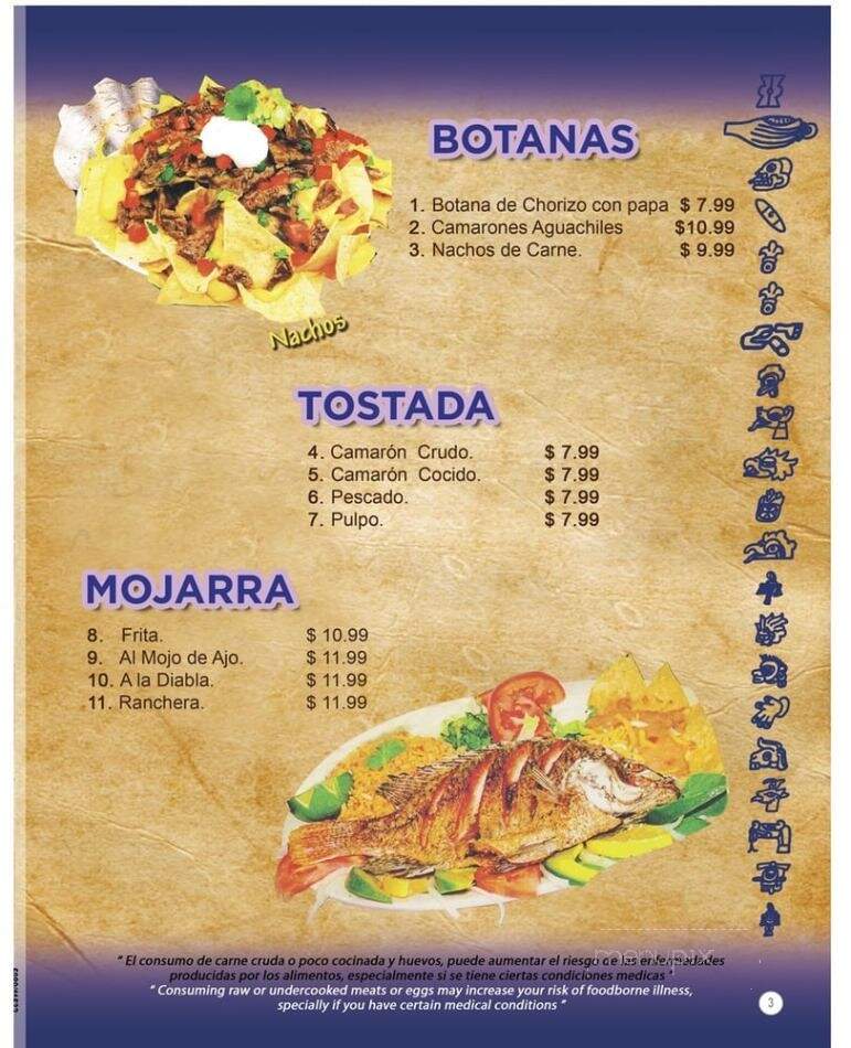 Taqueria y Marisqueria Mexico - Orange, CA menu_pic