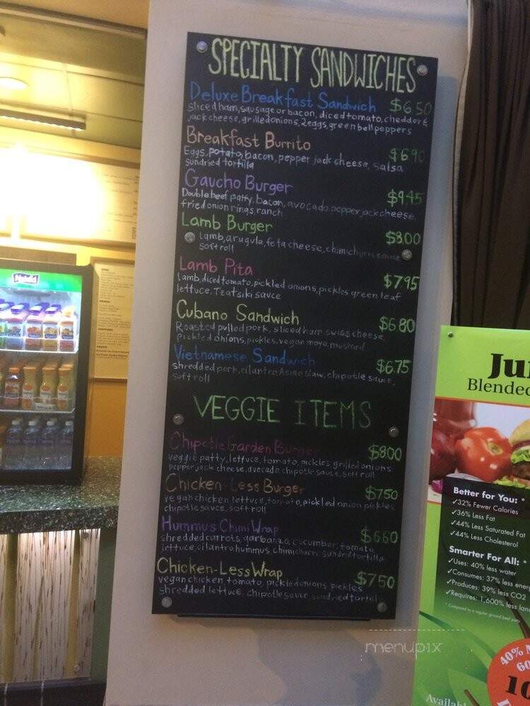 Root 217 - Goleta, CA menu_pic