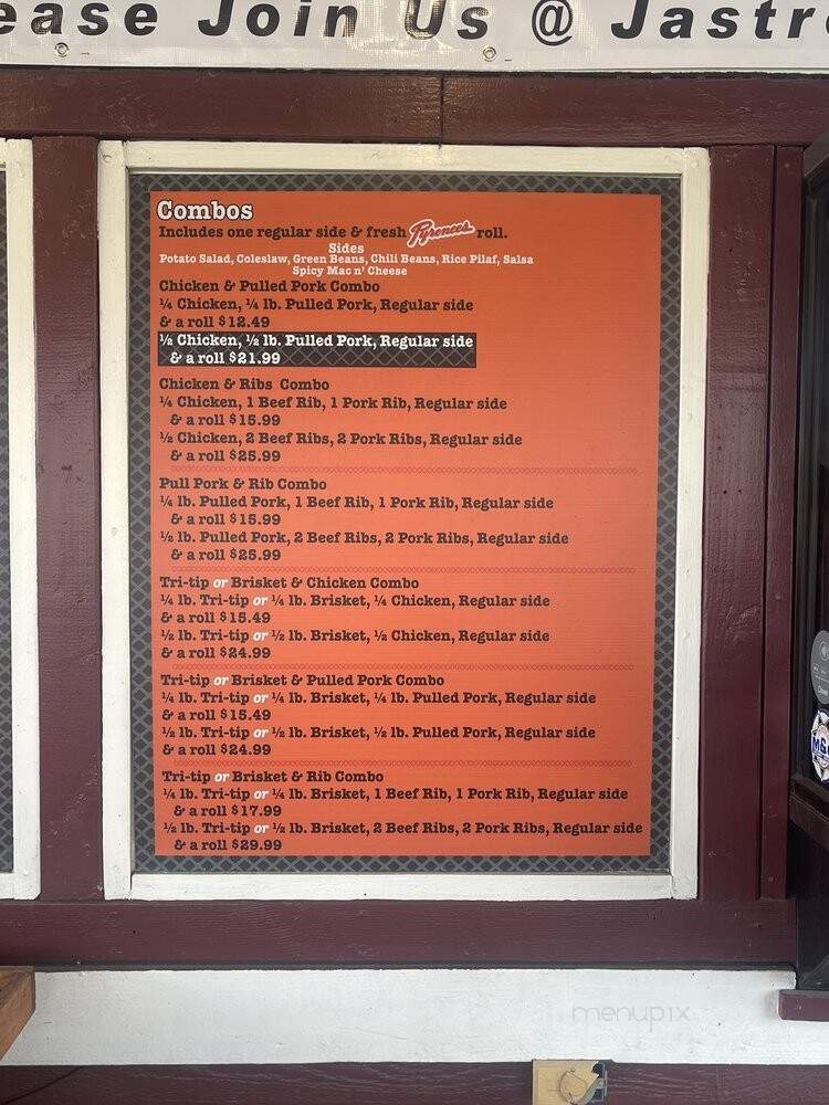 Salty's Bbq and Catering - Bakersfield, CA menu_pic